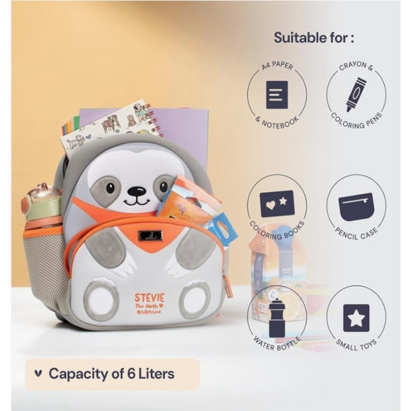 BabbleRoo Toddler Backpack, Kids Backpack - Light & Comfortable. - Picture 5 of 9